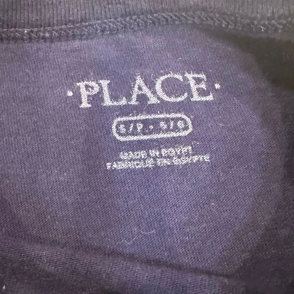 Children's Place Long Sleeve Graphic T-Shirt sz S (5/6) Long Sleeve Tee
